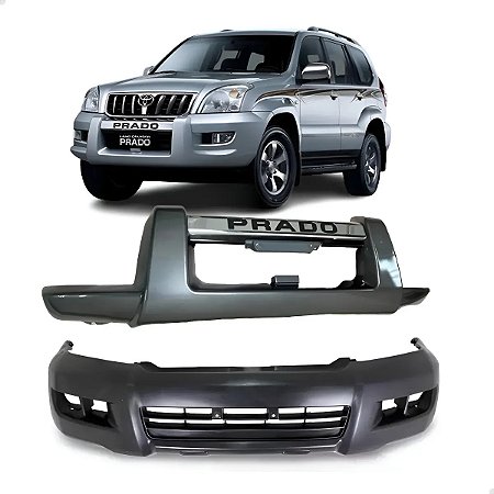 Parachoque Frontal Overbumper Land Cruiser Prado 2003 2009