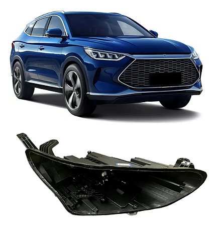 Carcaça Farol Byd Song Plus 2022 2023 2024 Lado Direito Novo