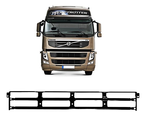 Suporte Grade De Ferro Do Estribo Volvo Fh Fm 2004 2006 2009