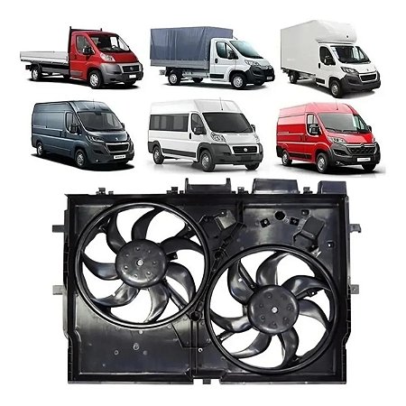 Defletor Completo Com Ventoinha Ducato 2018 2019 2020 Novo