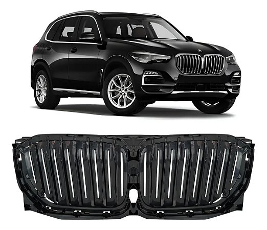 Defletor Duto Ar Suporte Grade Dianteira Bmw X5 2018 2019 2020 Sem Furo