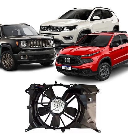 Eletroventilador Defletor Renegade Compass Toro 2015 16 2021