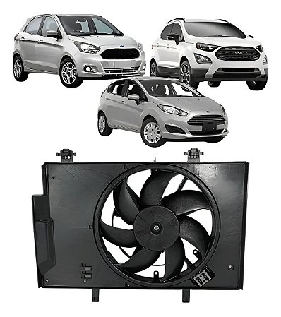 Eletroventilador Ventoinha Ecosport Fiesta Ka 2013 2014 2017