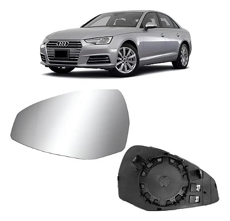 Base Lente Espelho Retrovisor Audi A4 2016 17 2019 Esquerdo