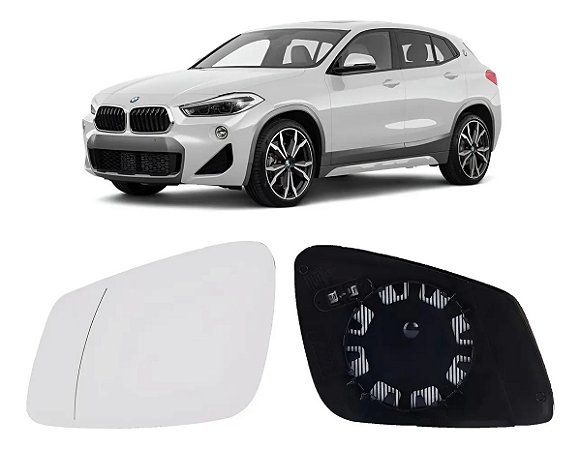 Base Lente Espelho Retrovisor Bmw X2 2018 2020 2021 Esquerdo