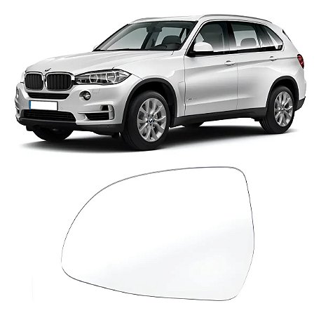 Base Lente Espelho Retrovisor Bmw X5 2014 2016 2018 Esquerdo