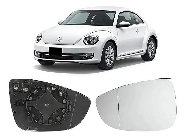 Lente Retrovisor Fusca 2013 2014 2015 2016 2017 Esquerdo