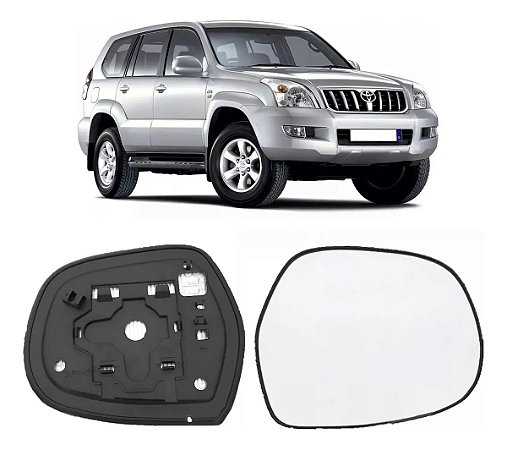 Base Lente Retrovisor Land Cruiser Prado 2004 2008 Direito