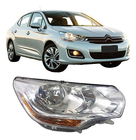 Farol Led Citroen C4 Lounge 2013 2014 2015 2016 Direito