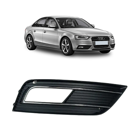Grade Farol Milha Audi A4 2012 2013 2014 2015 Passageiro