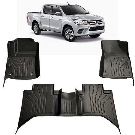 Tapete Bandeja Toyota Hilux 2016 2017 2018 2019 Interno