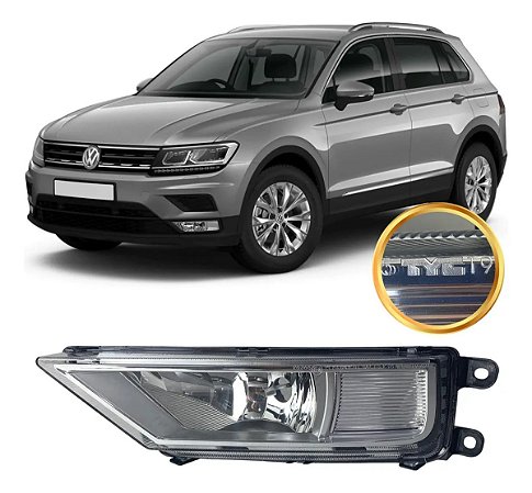 Farol Milha Tiguan Allspace 2018 2019 2020 Lado Esquerdo