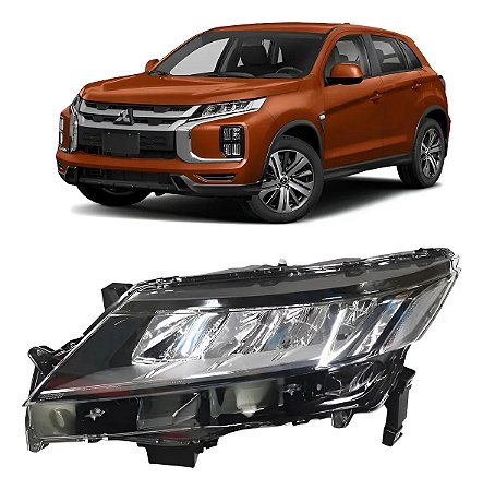 Farol Mitsubshi Outlander Sport 2020 2021 2022 Lado Esquerdo