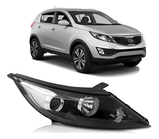 Farol Sportage Elétrico 2011 2012 2013 2014 2016 Direito