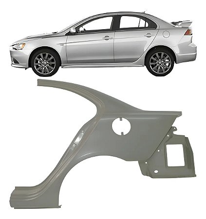 Retalho Folha Lateral Lancer 2011 2012 2018 2019 Esquerdo