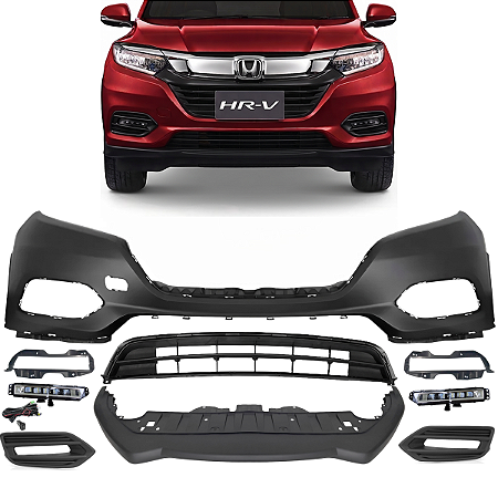 Parachoque Dianteiro Grade Farol Milha Spoiler Honda Hrv Hr-v 2019 2020 2021