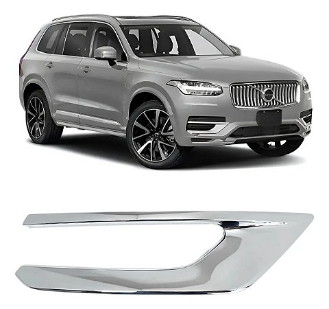 Friso Cromado Grade Milha Xc90 2020 2021 2022 2024 Direito