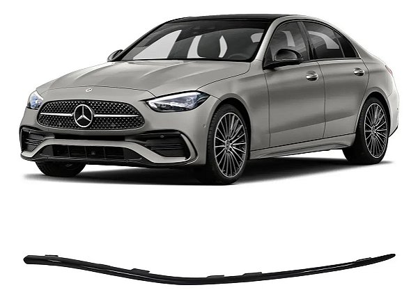 Friso Dianteiro Mercedes C200 C300 2022 2023 2024 Esquerdo