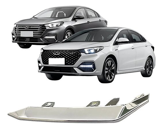 Friso Grade Milha Chery Arrizo 6 Pro 2021 2022 2024 Esquerdo