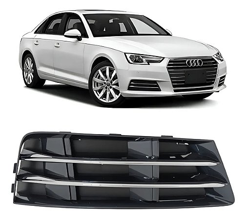Grade Farol Milha Audi A4 2016 2017 2018 2019 Direito
