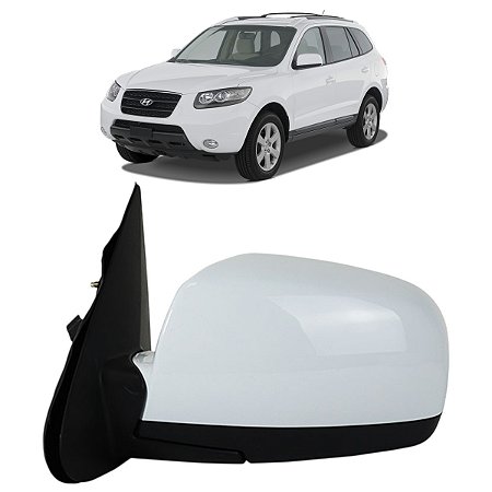 Retrovisor Elétrico Retrátil Santa Fé 2006 2007 2008 2009 Esquerdo Motorista Novo
