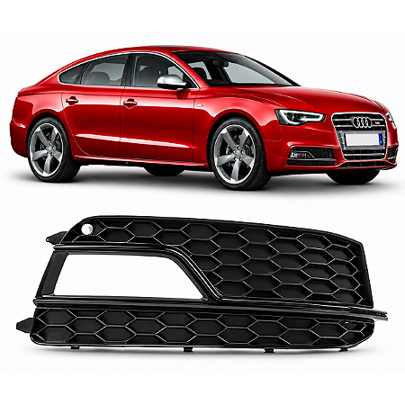Grade Farol Milha Audi S5 2013 2014 2015 2016 Direito