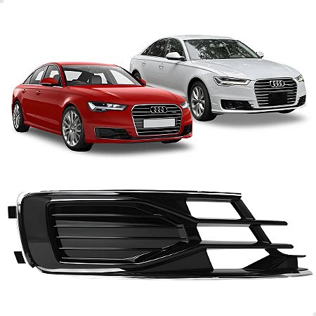 Grade Milha Friso Cromado Audi A6 2014 2015 2016 Direito