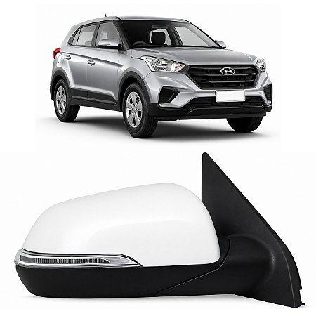 Retrovisor Com Pisca Hyundai Creta 2017 2018 2019 2020 2021 2022 Direito Passageiro Novo