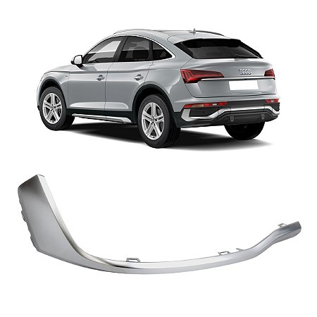 Friso Lateral Spoiler Traseiro Audi Q5 2022 2023 2024 2025 Esquerdo Motorista Novo 80G807967 80F807967