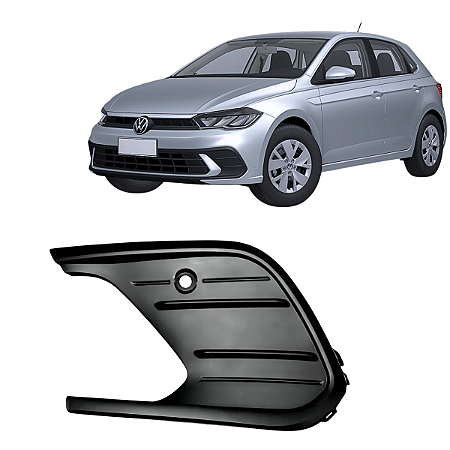 Grade Moldura Farol Milha Polo 2023 2024 Esquerdo Novo