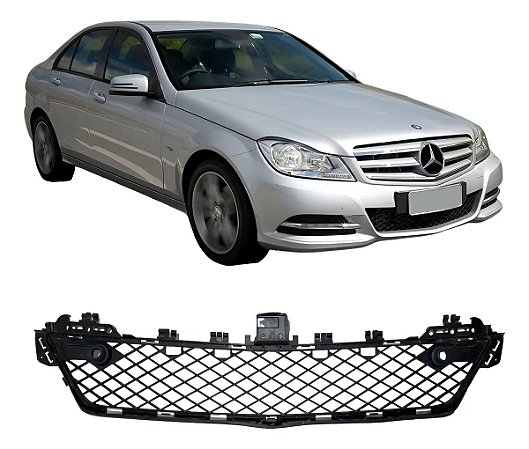 Grade Inferior Dianteira Mercedes C200 C180 2012 2013 2014
