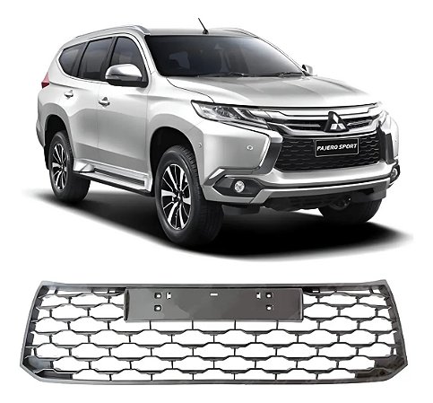 Grade Inferior Dianteira Pajero Sport 2018 2019 2020 Novo