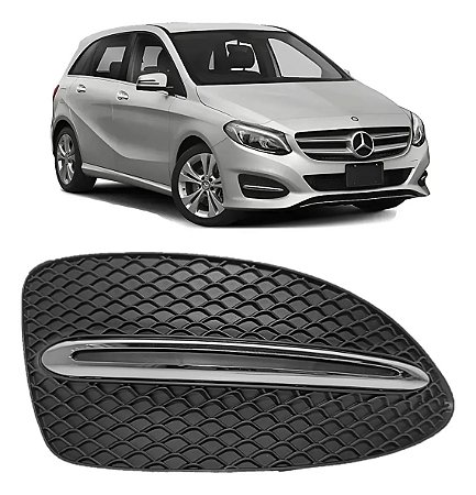 Grade Farol Milha Mercedes B200 2016 2017 2018 Direito