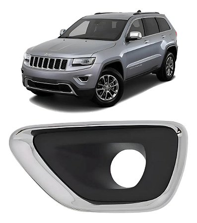 Grade Farol Milha Jeep Grand Cherokee 2014 2015 Esquerdo