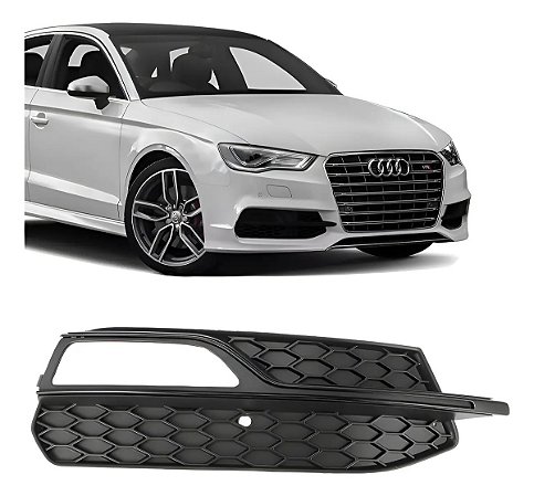 Grade Moldura Milha Audi S3 2013 2014 2015 2016 Lado Direito Passageiro
