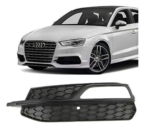 Grade Moldura Milha Audi S3 2013 2014 2015 2016 Esquerdo