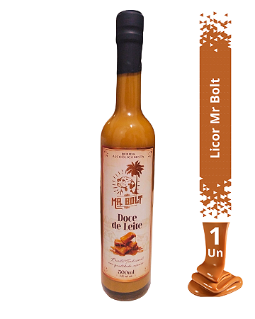 1 - MR. BOLT SABOR DOCE DE LEITE 500 ML 1 UNIDADE