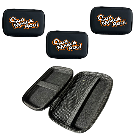 KIT 3 ESTOJOS PERSONALIZADOS (CASE PEQUENA 8x12cm)(3 UNIDADES)