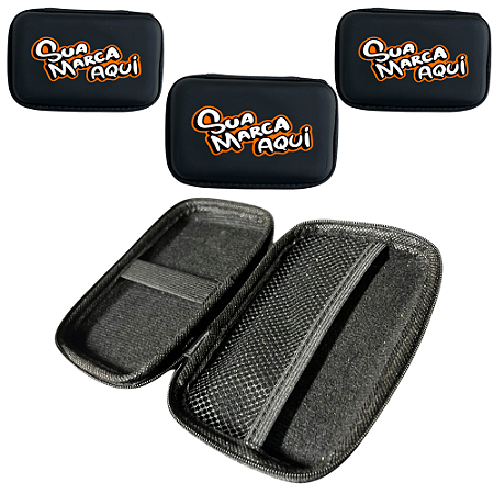 KIT 3 ESTOJOS PERSONALIZADOS (CASE GRANDE 9x14cm)(3 UNIDADES)