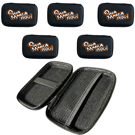 KIT 5 ESTOJOS PERSONALIZADOS (CASE GRANDE 9x14cm)(5 UNIDADES)