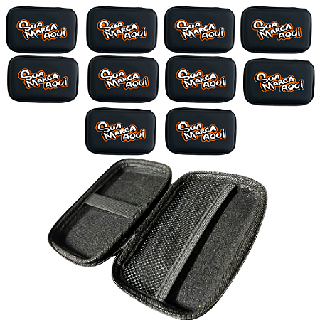 KIT 10 ESTOJOS PERSONALIZADOS (CASE GRANDE 9x14cm)(10 UNIDADES)