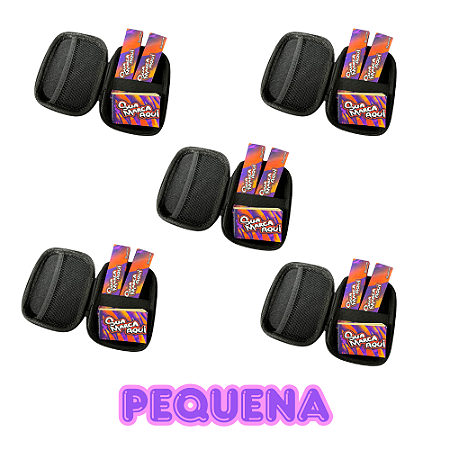 KIT 5 CASE PEQUENA + 10 UNIDADES DE SEDA + 5 UNIDADES DE PITEIRA