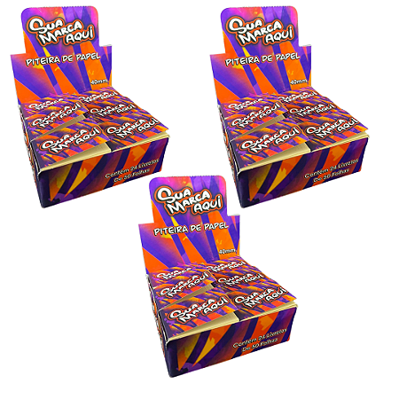 3 DISPLAYS PITEIRA DE PAPEL PERSONALIZADAS 110mm (3 DISP.)