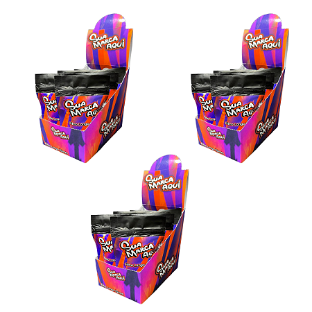 3 DISPLAYS DE FILTRO PERSONALIZADO / 18 PACOTES COM 100 UN