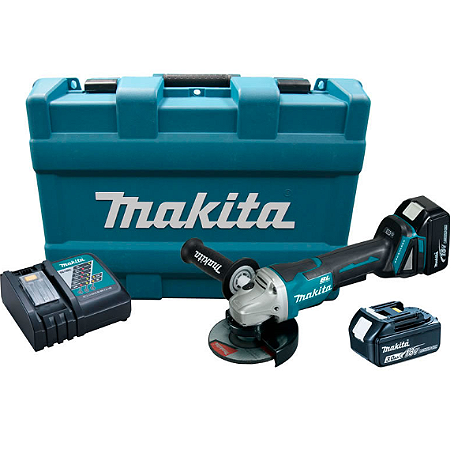 Esmerilhadeira Ang. 125mm a bateria 18V - DGA505RFE - MAKITA