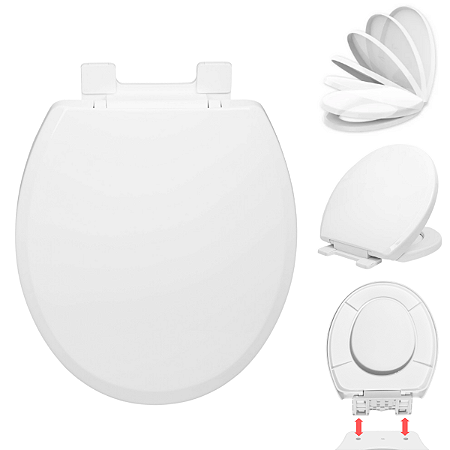 Assento Sanitário SoftClose E Retira Fácil Para Vaso Deca 1.6gpf 6.0lpf