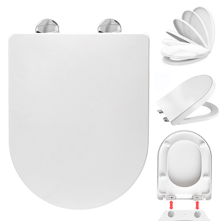 Tampa De Vaso Sanitário Soft Close E Retira Fácil Para Vaso Belle Époque Da Deca 1.6gpf/6.0lpf