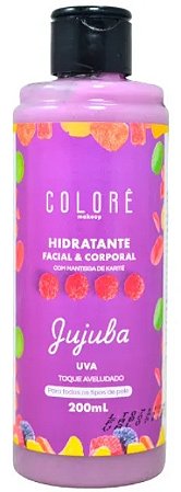Hidratante Facial e Corporal Jujuba Uva 200ml - Colorê Makeup