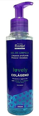 Gel de Limpeza Colágeno Lovely 200ml - Face Beautiful