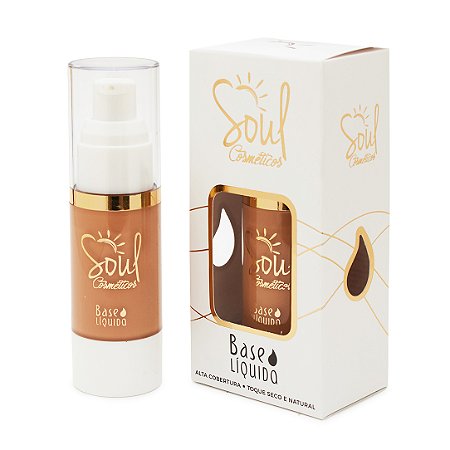 Base Líquida Cor 05 a 08 Soul Cosméticos 30g Cor:725117005 (725118)